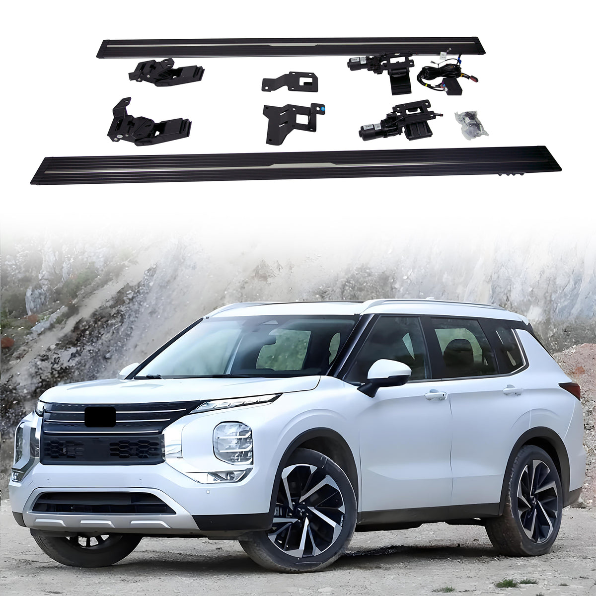 Deployable Electric Running Board Side Steps fit for KIA Sportage 2023-2025
