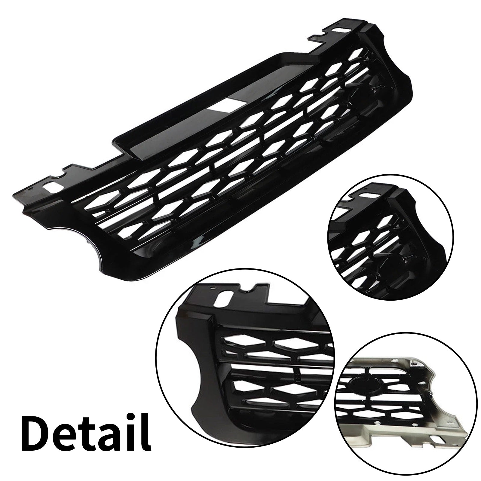 For 2014-2017 Range Rover Sport LR054767 Front Hood Center Black Mesh Grille
