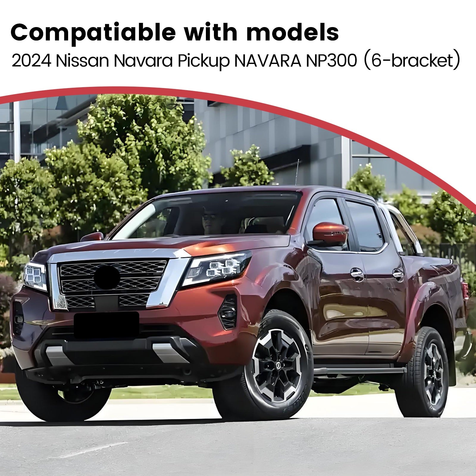 Deployable Electric Running Board Side Steps fit for NISSAN NAVARA NP300 (6 Suppports) 2024 2025
