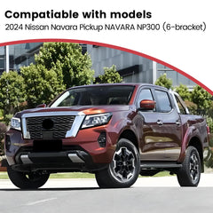 Deployable Electric Running Board Side Steps fit for NISSAN NAVARA NP300 (6 Suppports) 2024 2025
