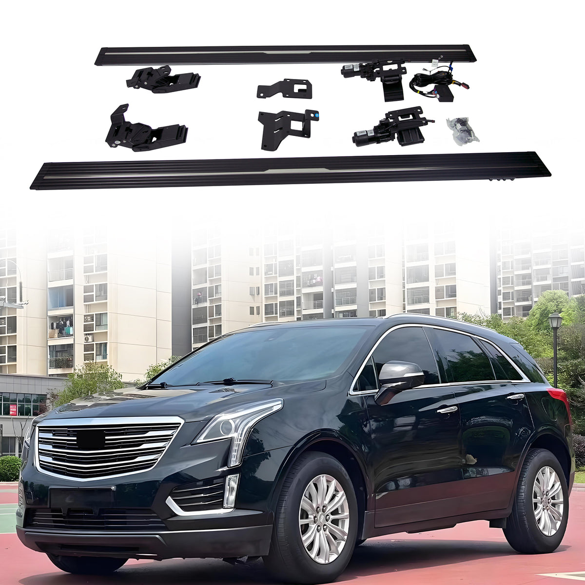 Deployable Electric Running Board Side Steps fit for CADILLAC XT5 2016-2019