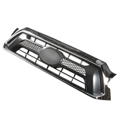 Fit For Toyota Tacoma 2012 2013 2014 2015 Front Bumper Grille Chrome Shell Black