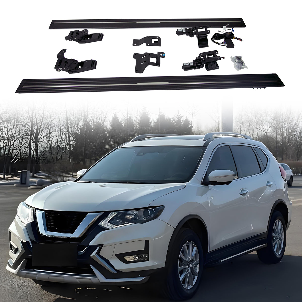Deployable Electric Running Board Side Steps fit for NISSAN X-TRAIL 2018-2021