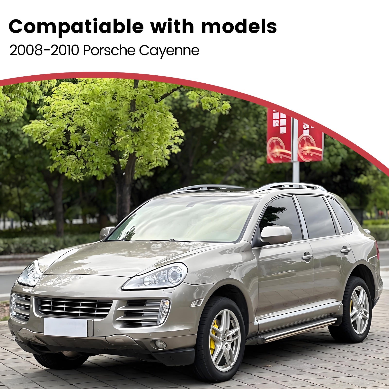Deployable Electric Running Board Side Steps fit for PORSCHE CAYENNE 2008 2009 2010