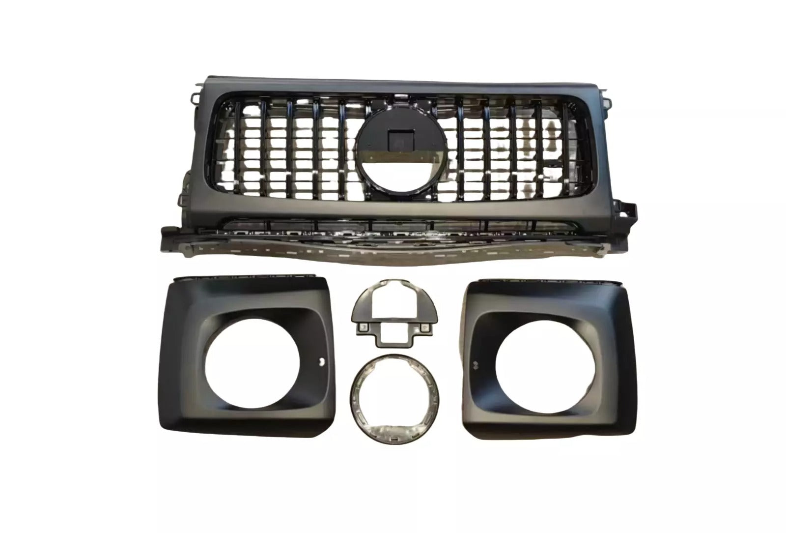 Mercedes G-Class W464 G500 550 to G63 Front Grill+Head Lights Covers 2019-2025