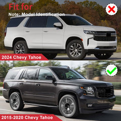 Front Upper Suburban LTZ Style Main Gloss Black Grille For 2015-2020 Chevy Tahoe