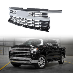 Front Grille Grill For Chevy Silverado 1500 LTZ 2022-2024