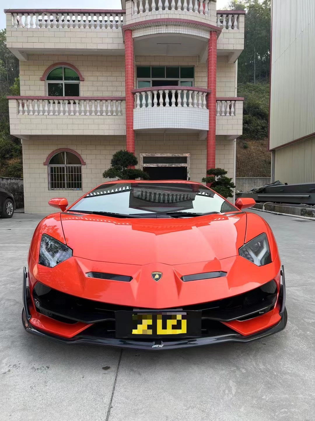 Body kit for Lamborghini LP700  LP700 SVJ style front rear bumper spoilers