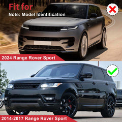 For 2014-2017 Range Rover Sport LR054767 Front Hood Center Black Mesh Grille
