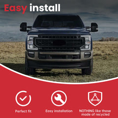 Fits For 2020-2022 Super Duty F-250 F-350 Ford Sport Glossy Black Grille
