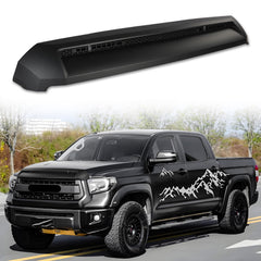 Front Upper Hood Bulge Molding Matte Fit For 2014-2021 Toyota Tundra Black