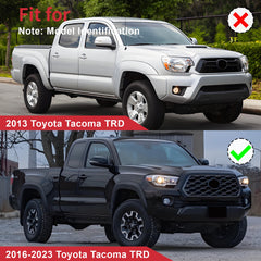 For 2016-2023 Toyota Tacoma TRD Front Grille Bumper Grill Insert Gloss Black NEW