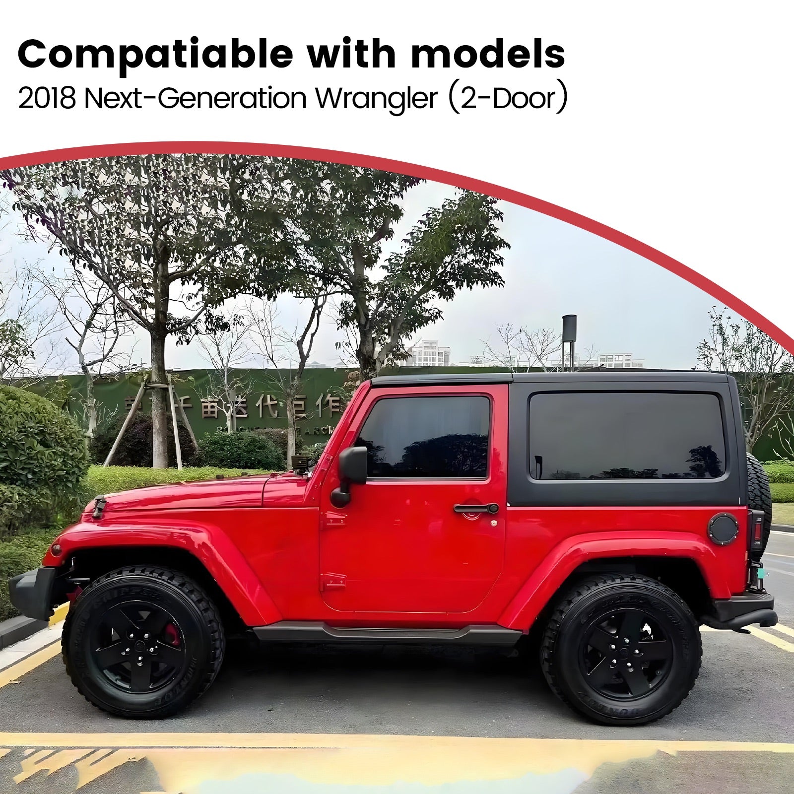 Deployable Electric Running Board Side Steps fit for JEEP WRANGLER 2-DOOR 2018-2025