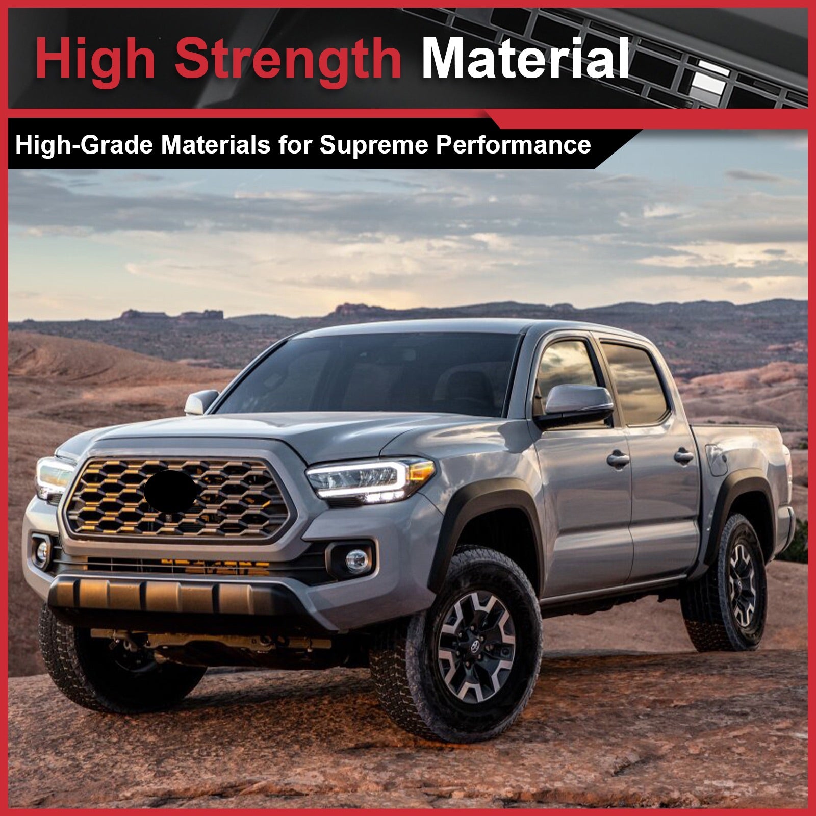 For Toyota Tacoma 2016/2017/2018/2019/2020/2021/2022 Front Upper Grille Shell Bracket Holder