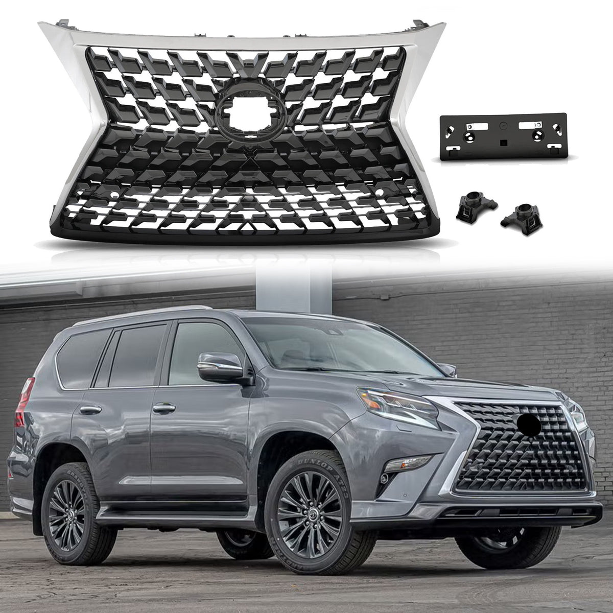For 2020-2023 LEXUS GX460 Front Grille W/Chrome Frame 5310160G40