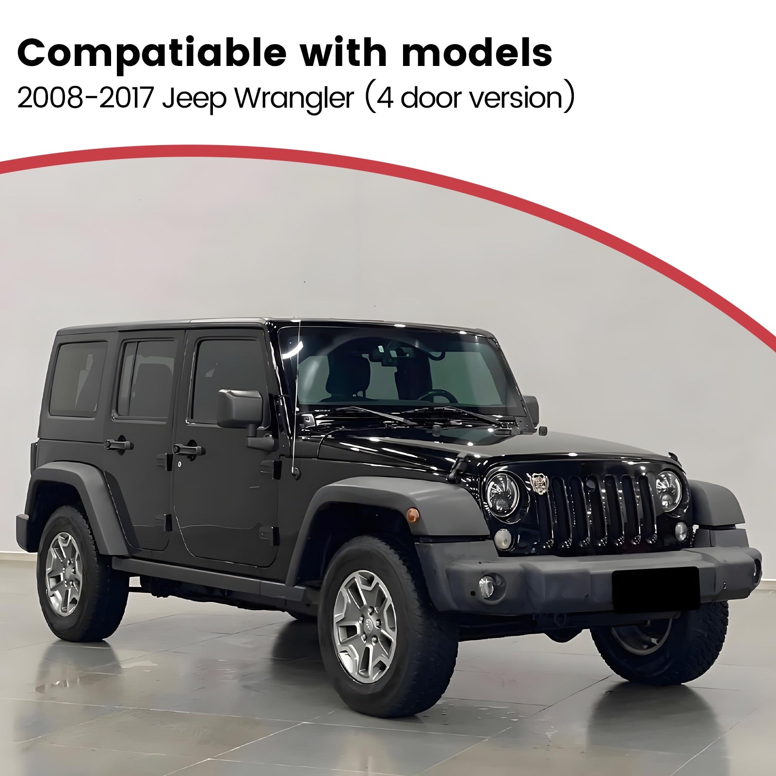 Deployable Electric Running Board Side Steps fit for JEEP WRANGLER 4-DOOR 2008-2017