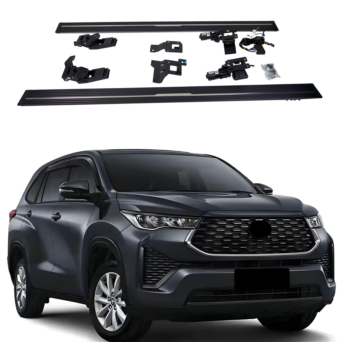 Deployable Electric Running Board Side Steps fit for TOYOTA INNOVA  2015-2023 (with original side skirt)