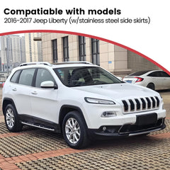 Deployable Electric Running Board Side Steps fit for JEEP CHEROKEE 2016 2017 with side skits