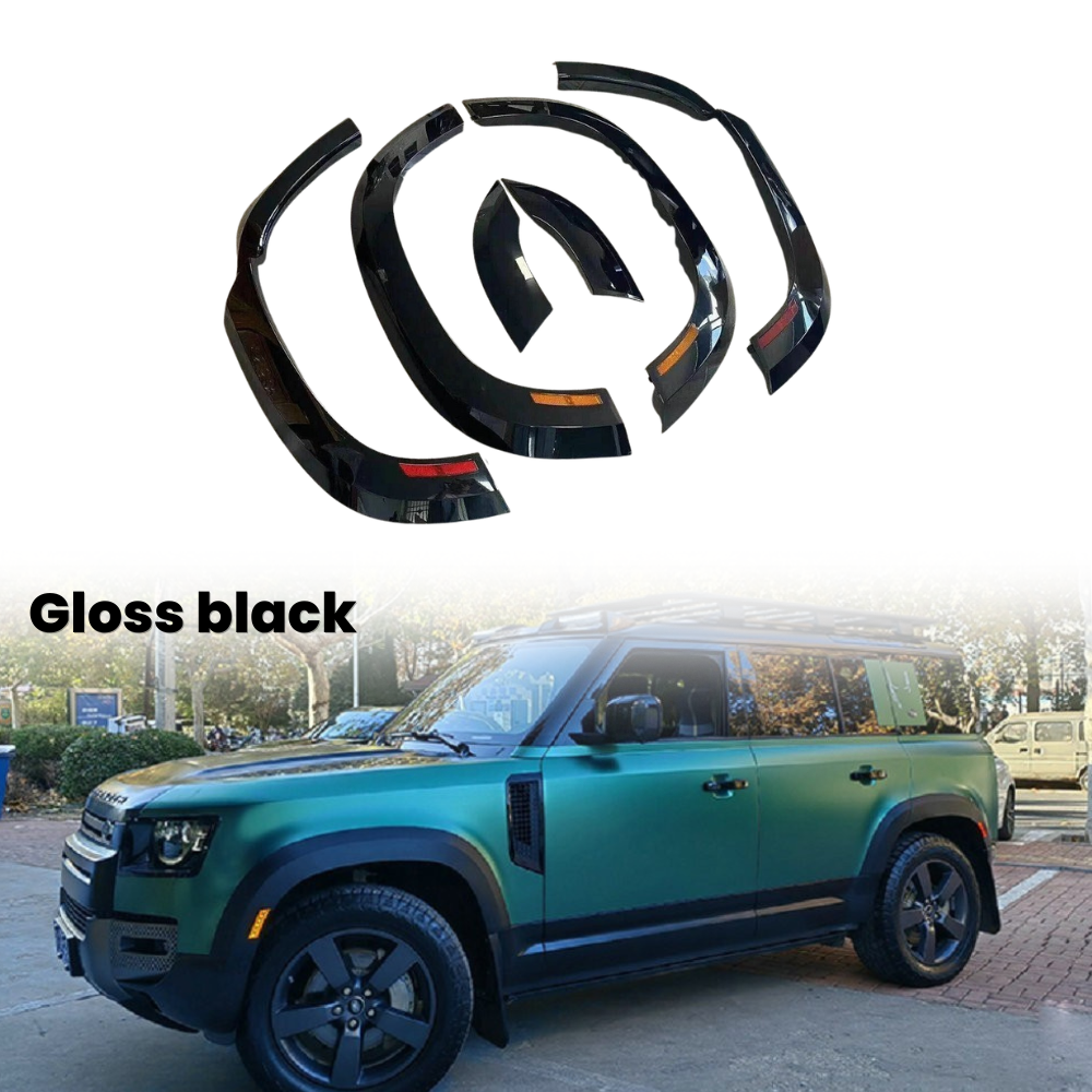 Wheel Fender With LED Light Fits For Defender 110 2020-2026