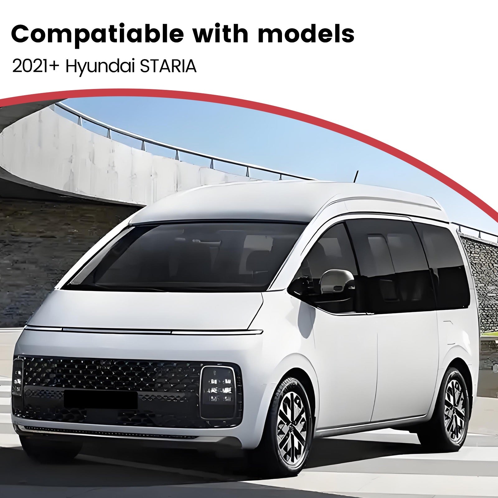 Deployable Electric Running Board Side Steps fit for HYUNDAI STARIA 2021-2025