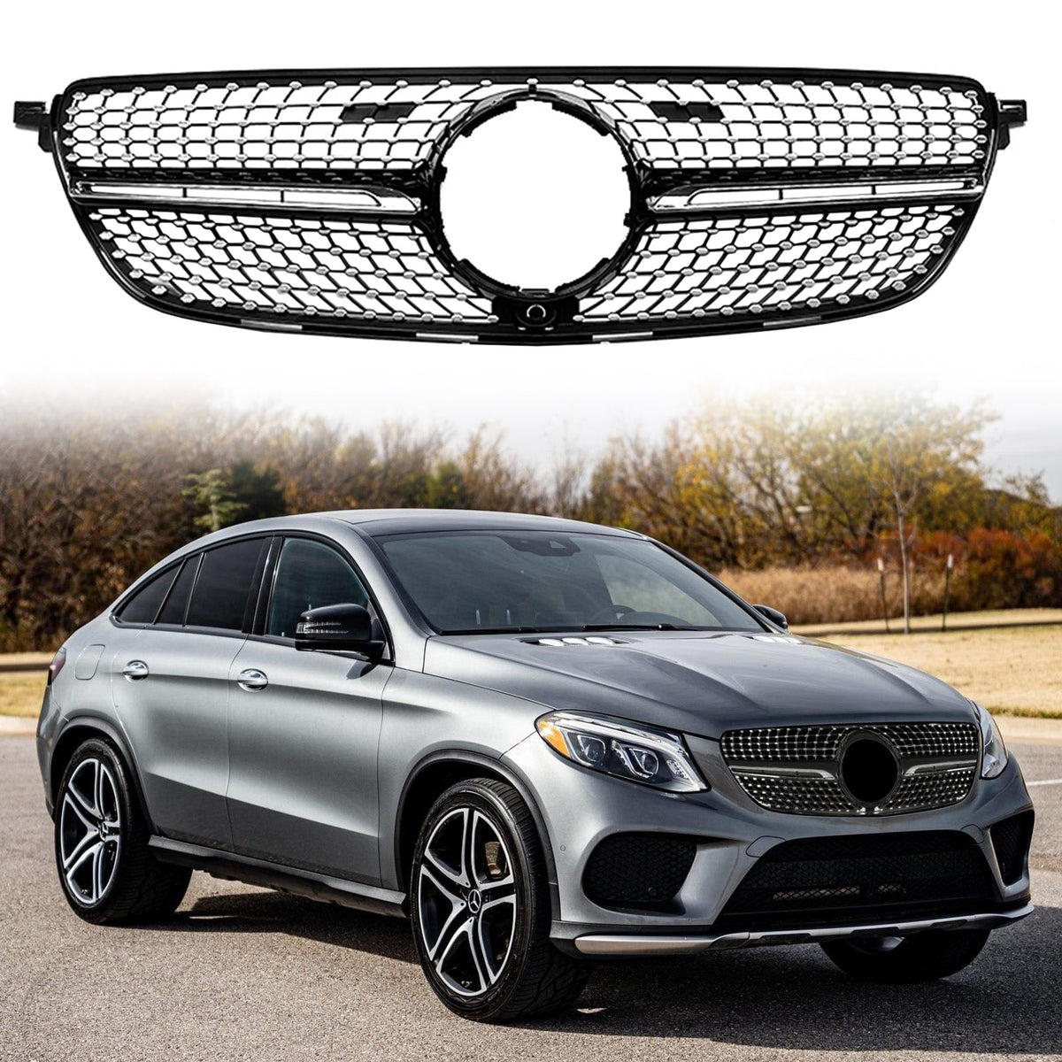 Front Grille Upper Grill For Mercedes Benz GLE Coupe Sport C292 2015/2016/2017/2018/2019