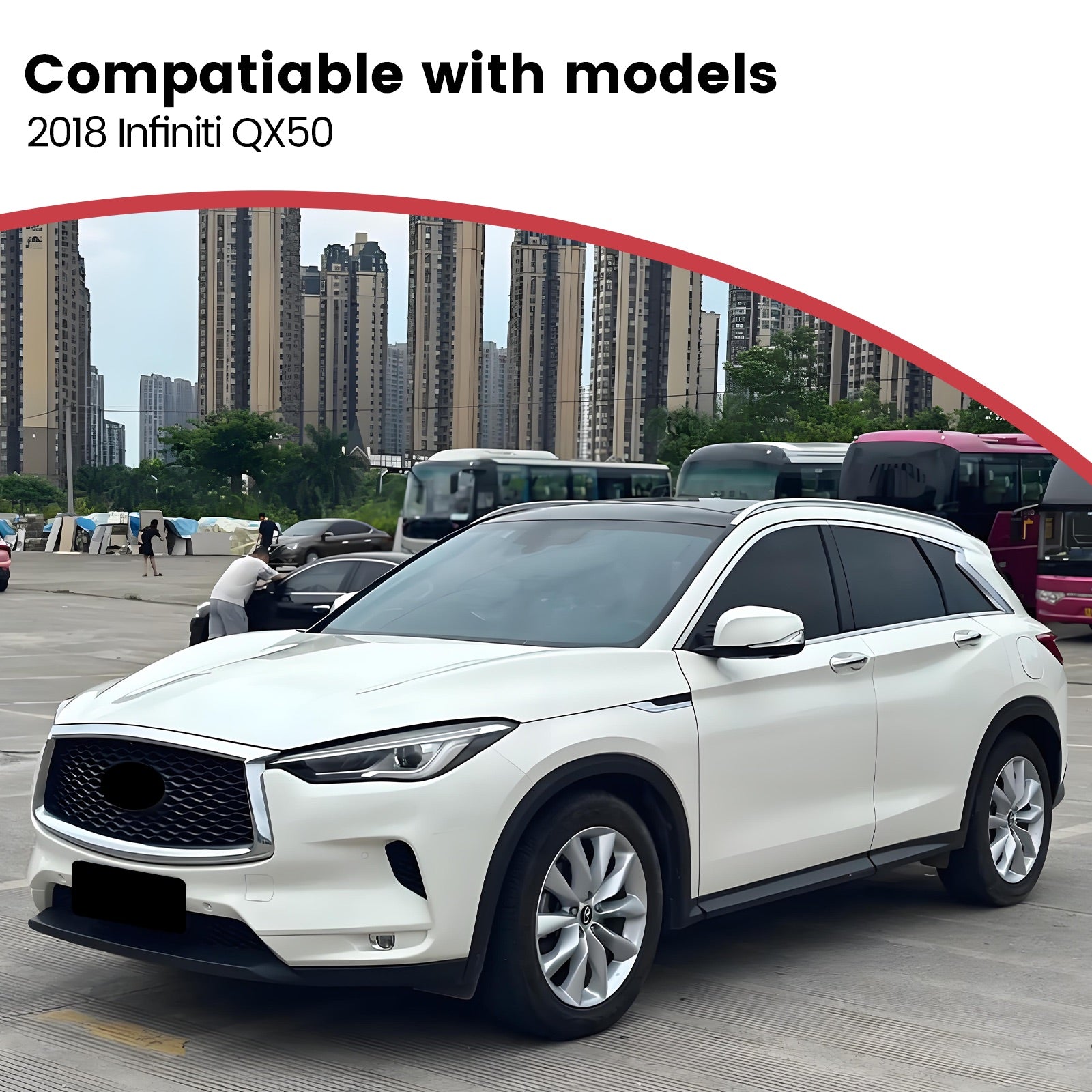 Deployable Electric Running Board Side Steps fit for INFINITI QX50 2018-2015
