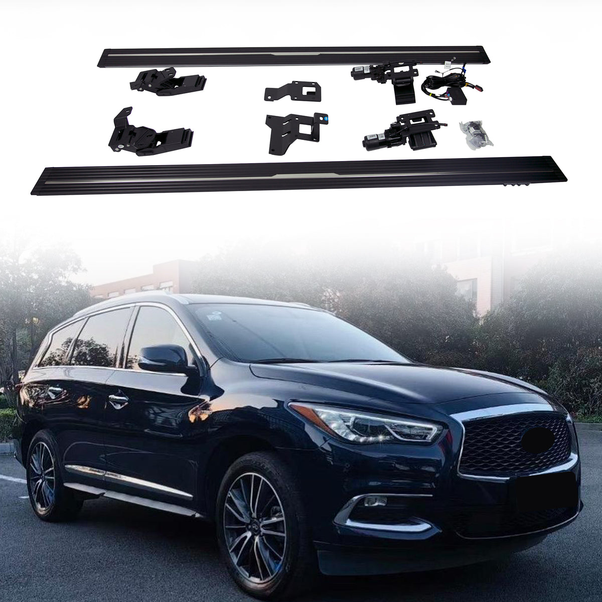 Deployable Electric Running Board Side Steps fit for INFINITI QX60 2020 2021