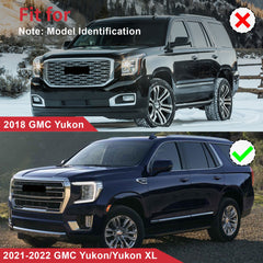 For 2021 2022 2023 GMC Yukon/Yukon XL SLT AT4 Front Grille Chrome Grill 84835787