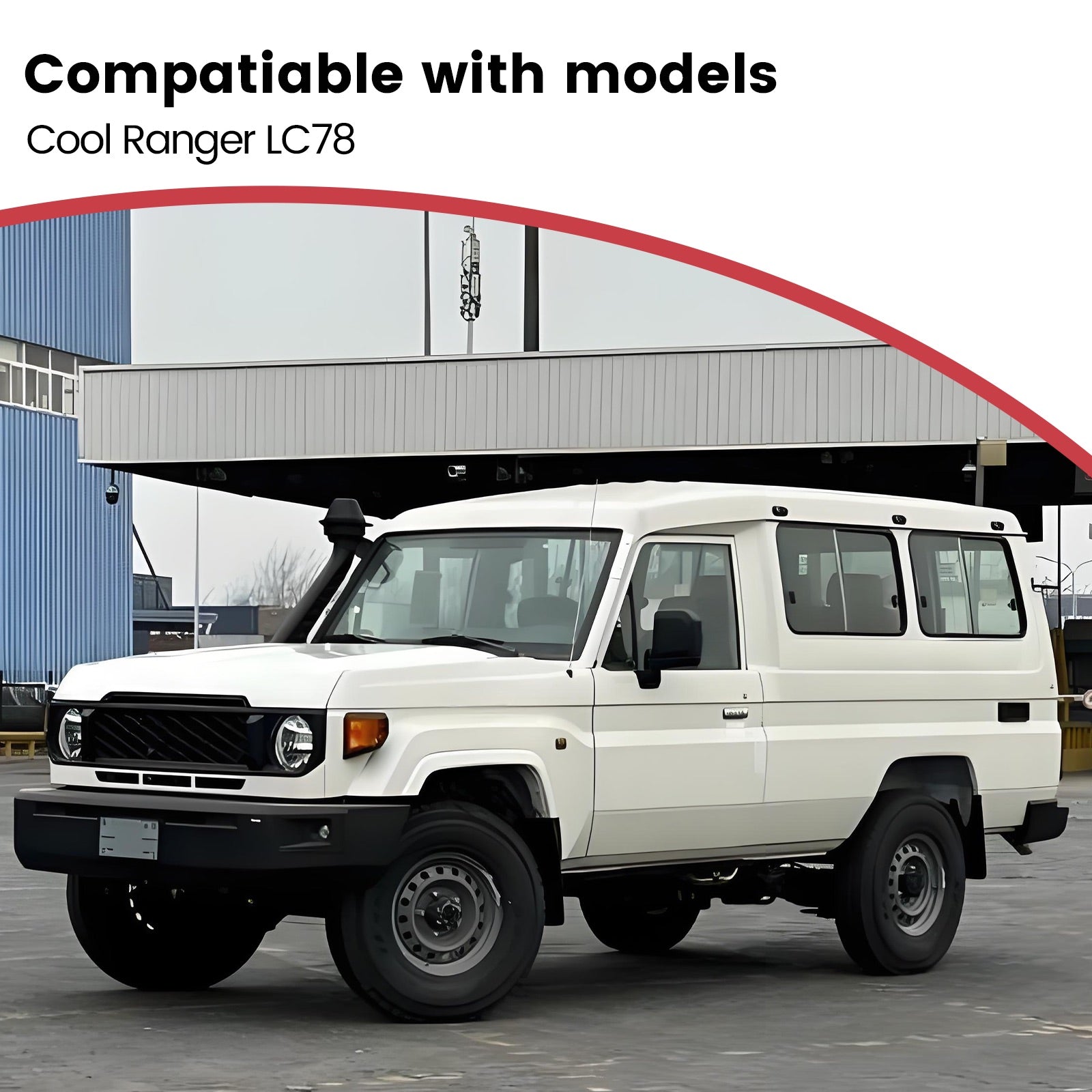 Deployable Electric Running Board Side Steps fit for TOYOTA Land Cruiser 78 2012-2023