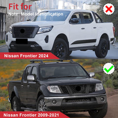 Gloss Black Grill Front Upper Grille 62310-ZL00B For Nissan Frontier 2009-2021