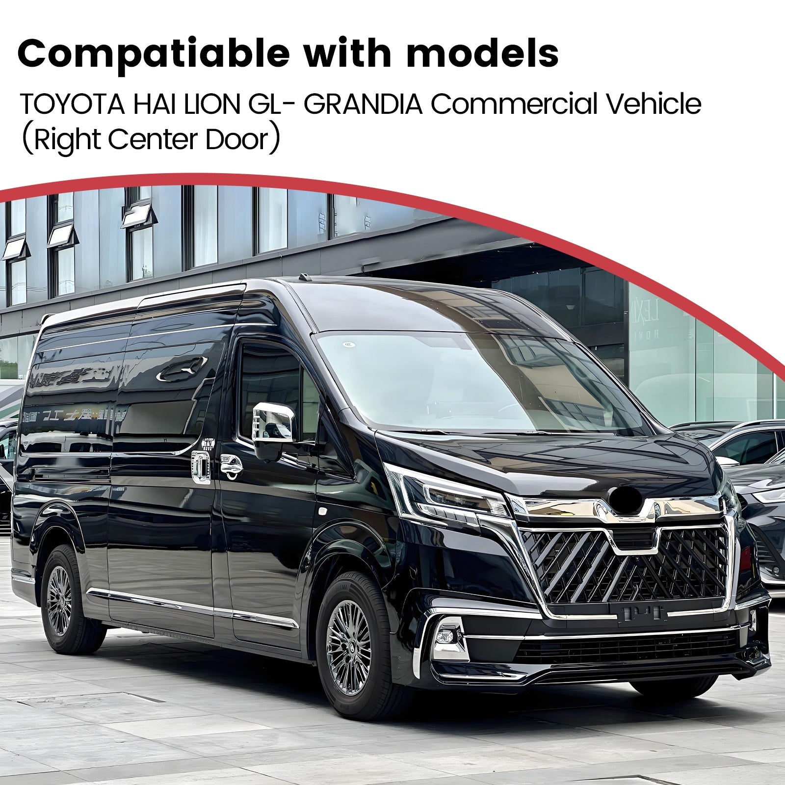 Deployable Electric Running Board Side Steps fit for TOYOTA HIACE GL GRANVIA  2022-2025