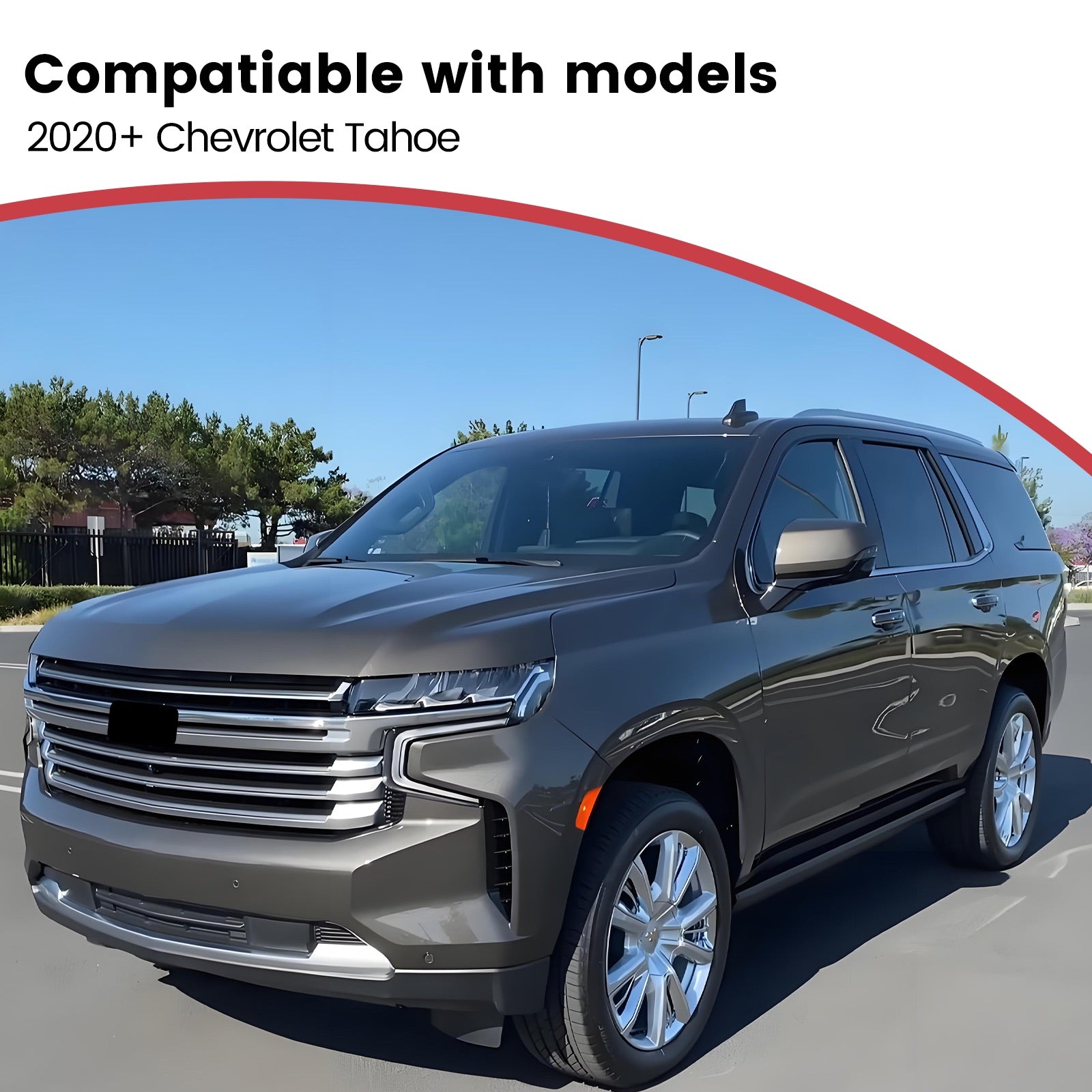 Deployable Electric Running Board Side Steps fit for CHEVY Tahoe 2020-2025