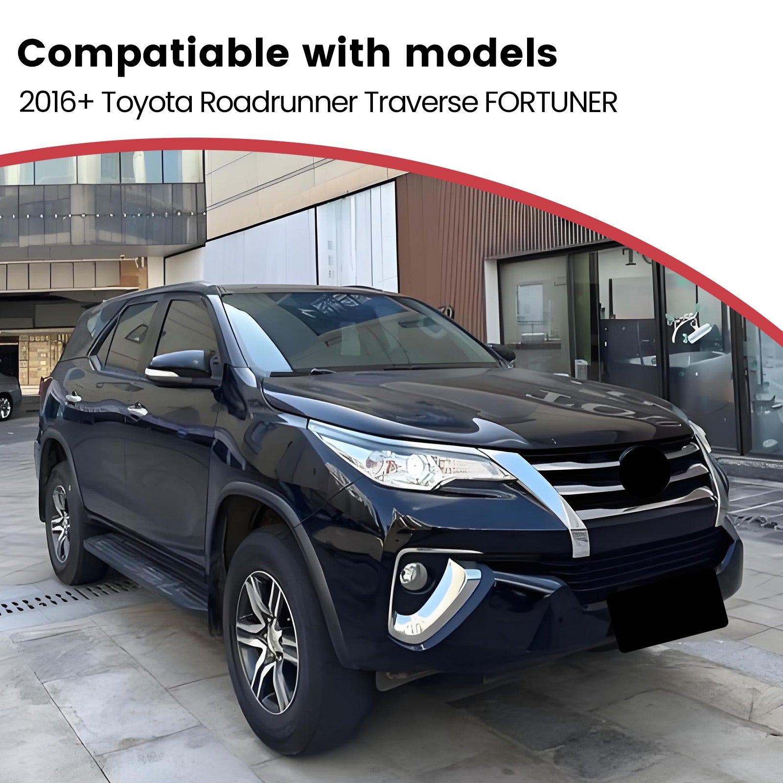 Deployable Electric Running Board Side Steps fit for TOYOTA RUNNER/FORTUNER 2016-2025