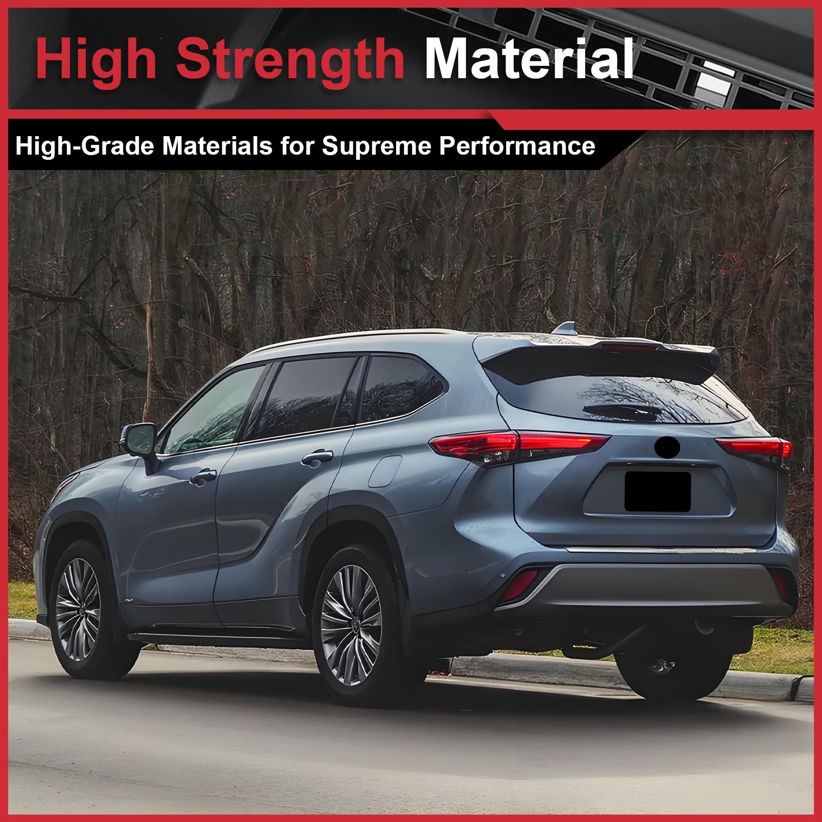Running Boards Side Steps Nerf Bar Set For 2020 2021 2022 2023 Toyota Highlander