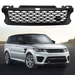 For 2014/2015/2016/2017 Land Rover Range Rover Sport Glossy Black Front Grille SVR Styling
