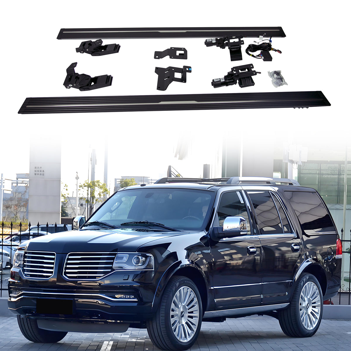 Deployable Electric Running Board Side Steps fit for LINCOLN NAVIGATOR 2015-2017