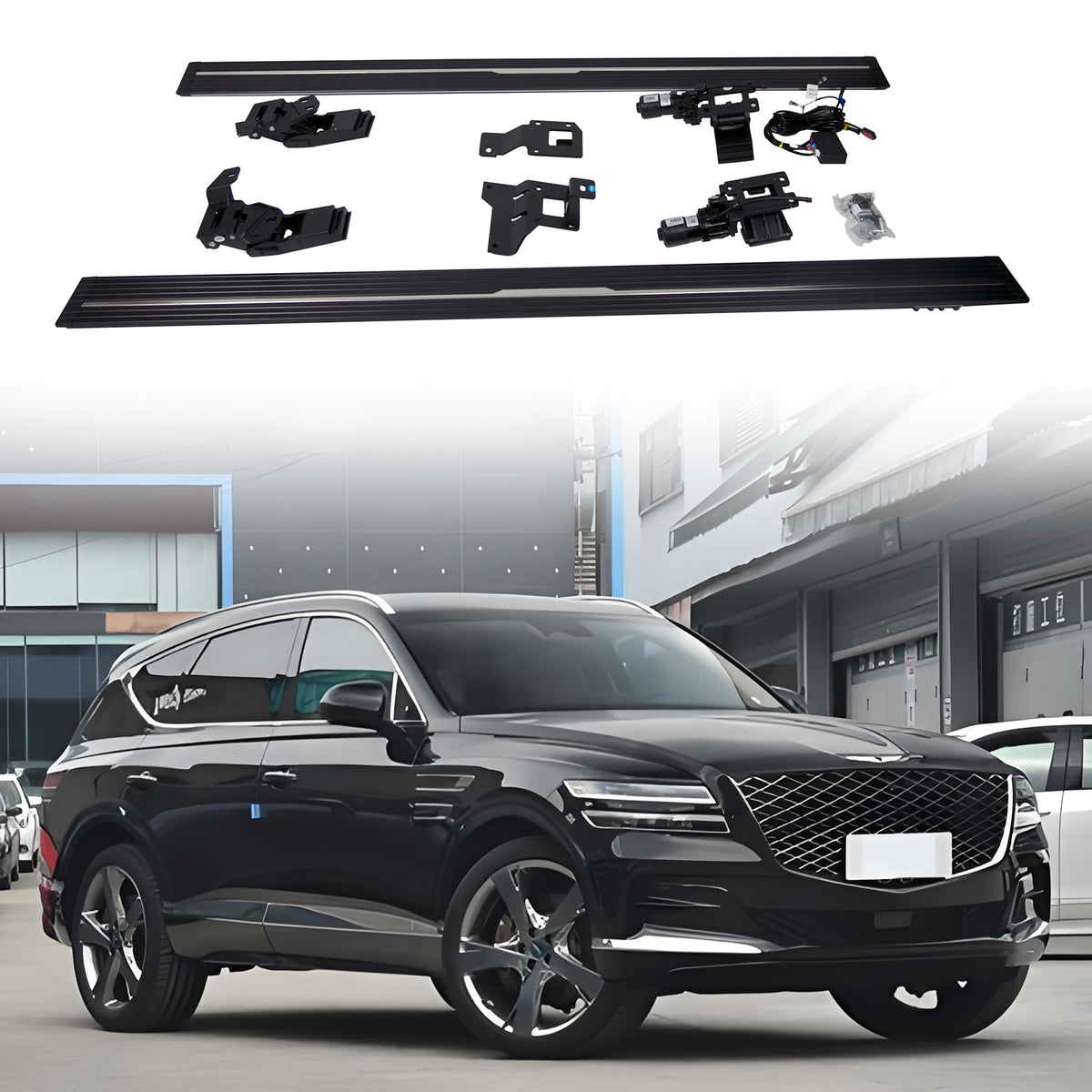 Deployable Electric Running Board Side Steps fit for HYUNDAI GV80 2023