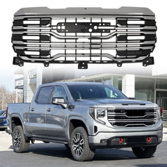For 2022/2023/2024 GMC Sierra 1500 AT4 Front Chrome Grille w/Camera Hole 84878064