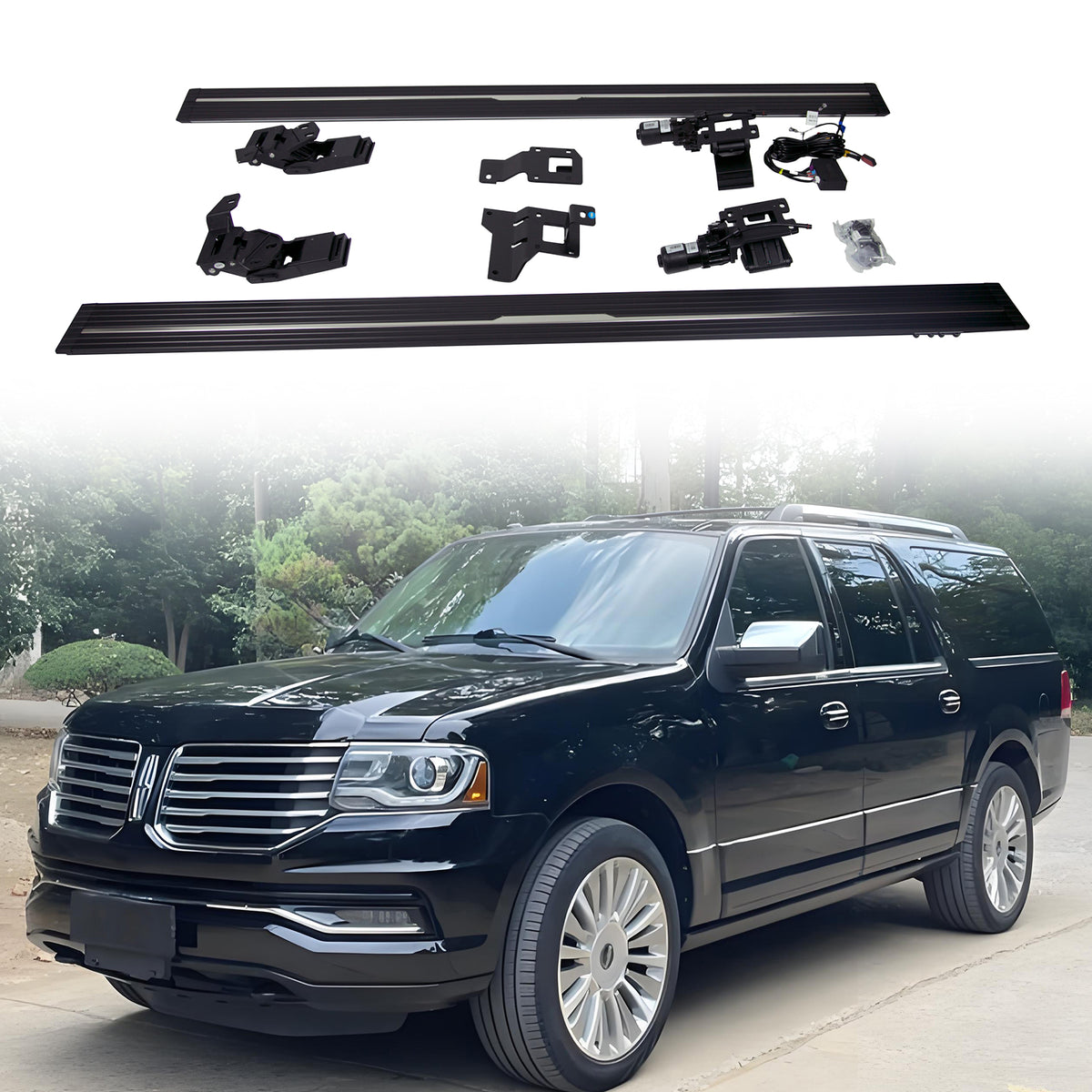 Deployable Electric Running Board Side Steps fit for LINCOLN NAVIGATOR 2009-2014