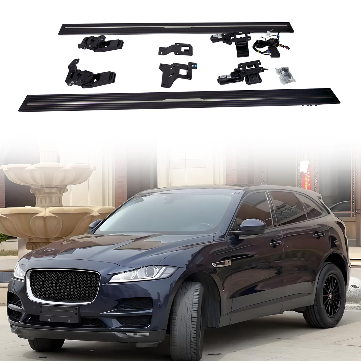 Deployable Electric Running Board Side Steps fit for JAGUAR E-PACE AKM 2018