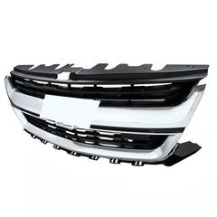 For 2015/2016/2017/2018/2019/2020 Chevrolet Colorado Front Bumper Upper Grille Black Chrome Grill