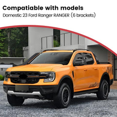 Deployable Electric Running Board Side Steps fit for FORD RANGER 2023-2025 (6 Supports)
