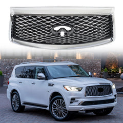 For 2018/2019/2020/2021 Infiniti QX80 Front Bumper Grille Assembly W/ Camera 623106GW0A