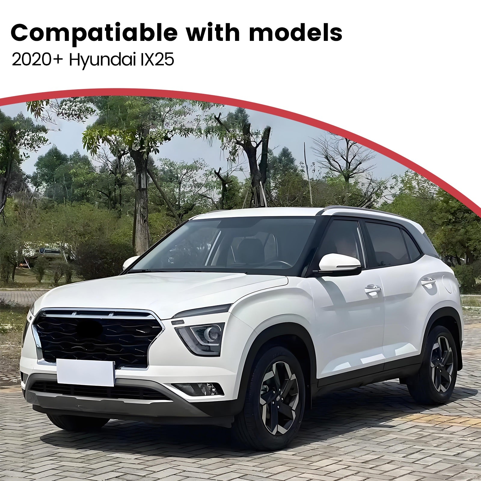 Deployable Electric Running Board Side Steps fit for HYUNDAI IX25 2020-2025