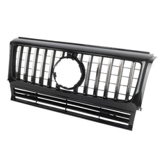 GT Front Grille FIT For W463 G-CLASS 1990-2018 Chrome Black WITH CAMERA HOLE