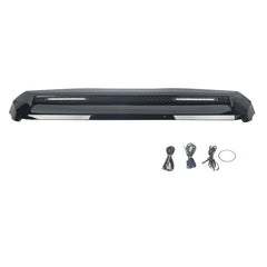 For 2014/2015/2016/2017/2018/2019/2020/2021 Toyota Tundra W/Light Bar Front Upper Hood Bulge Molding Grille Trim