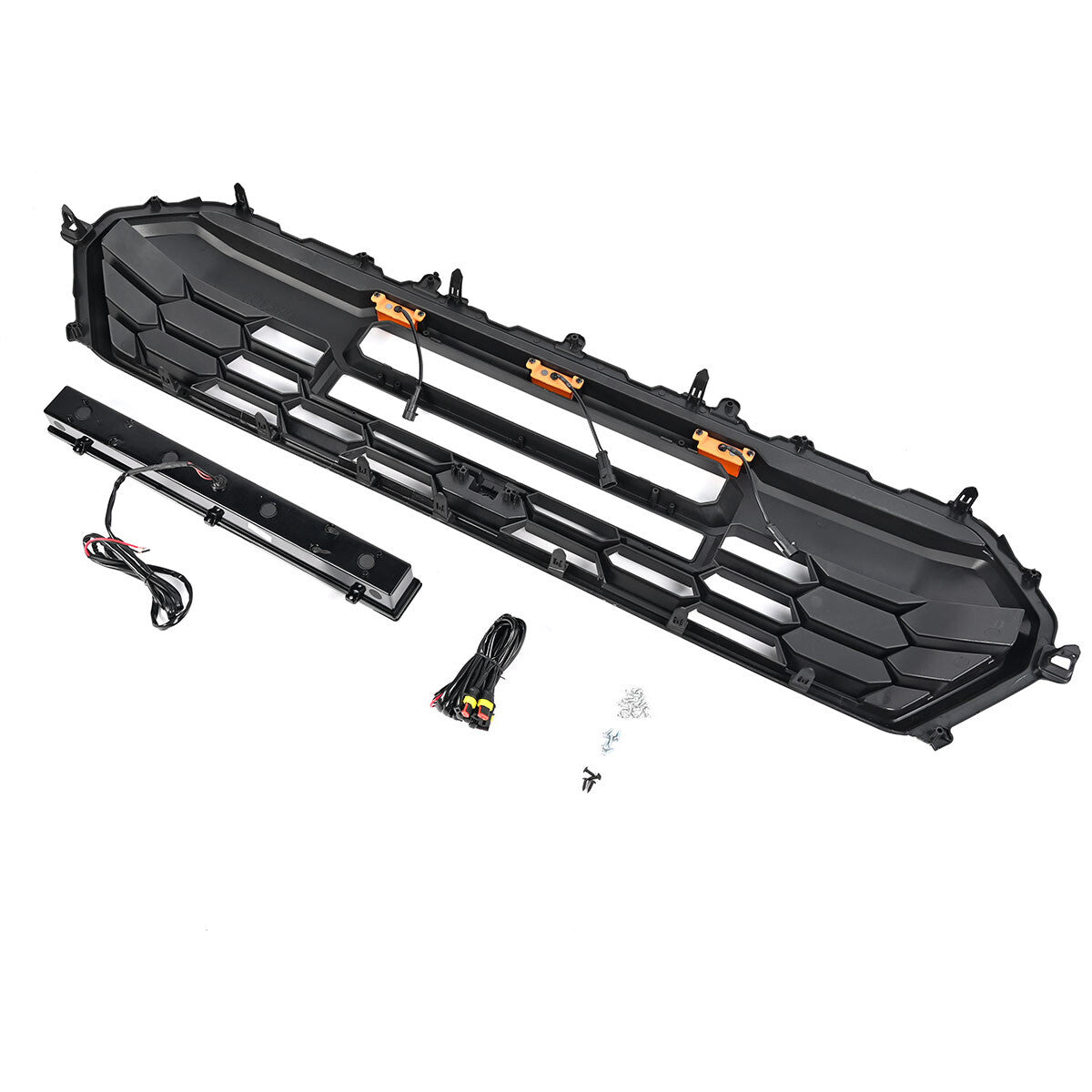 For Toyota Tacoma 2024-2025 Front Bumper Grille Grill With Led & Light Bar