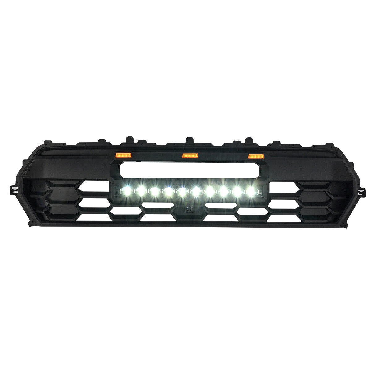 For Toyota Tacoma 2024-2025 Front Bumper Grille Grill With Led & Light Bar