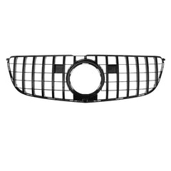 For Mercedes-Benz GLS450 X166 GT Style Front Upper Grille Gloss Black 2016/2017/2018/2019 US