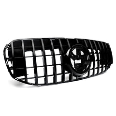 For 2020/2021/2022 Mercedes Benz X167 GLS450 GLS580 Front Grille W/ Camera Gloss Black